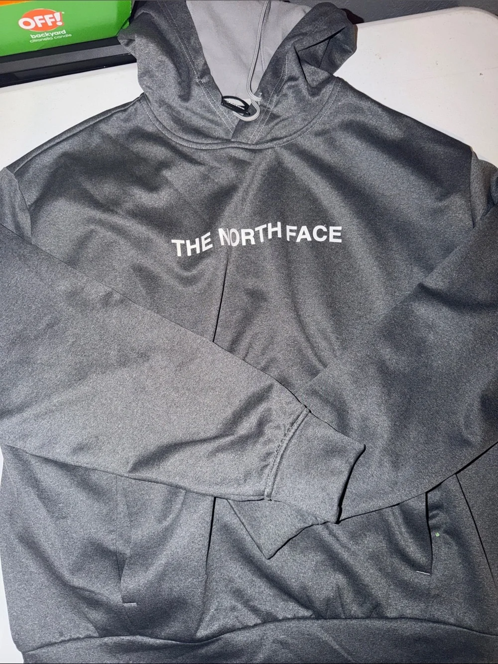 The North Face Gray Crewneck Pullover Hoodie